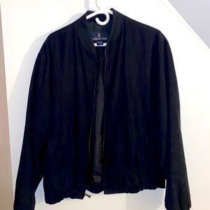 London Fog Black Multi-Pocket Coat